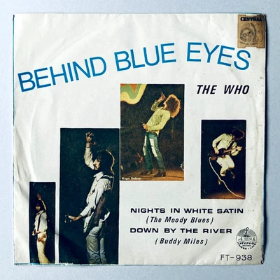 THE WHO - BEHIND BLUE EYES EP 7" 45 - RARE THAI PRESS - ROGER DALTREY THAILAND - Image 1 of 4