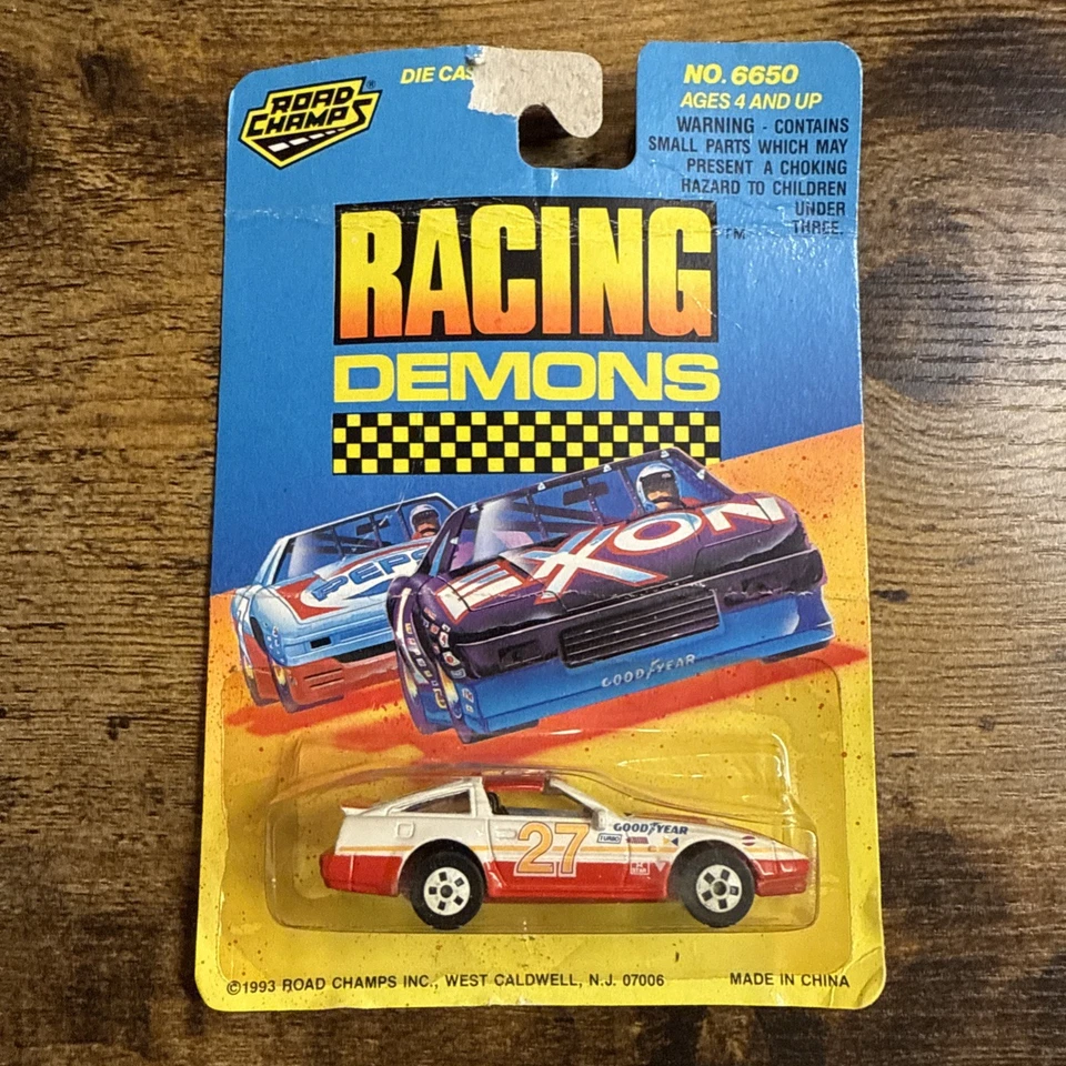 Road Champs Racing Demons 1987 Corvette Blue No 6650