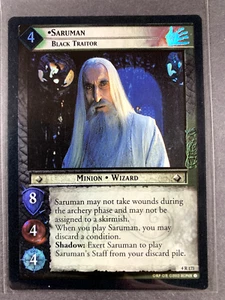 Descifrador Señor de los Anillos TCG FOIL - Saruman, Traidor Negro - Nunca Jugado - Imagen 1 de 1