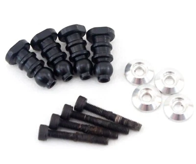 HoBao Hyper VT Shock Steel 6.8mm Ball Standoff Set 89107 87044S - Image 1 of 2