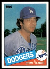1985 Topps Steve Yeager Baseball Cards #148