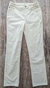 NEU Charter Club 4 gerade Cord 29x31 Bauch abnehmen klassische Passform cremefarbene Hose - Bild 1 von 16