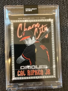 TOPPS PROJECT 2020 CARD Cal Ripken Jr #109 Ben Baller W/Box & Bubble Mailer - Picture 1 of 2