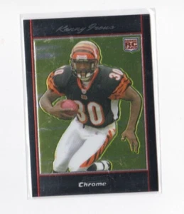 KENNY IRONS 2007 BOWMAN CHROME FOOTBALL ROOKIE CARD-SHIPS FREE - Picture 1 of 24