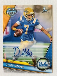 2023 Bowman University Chrome Dante Moore Autograph Rookie Auto RC #133 UCLA