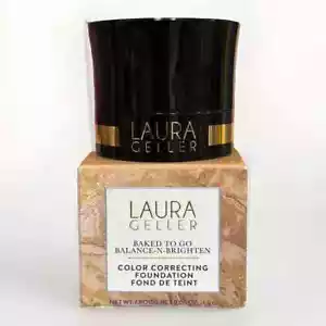 LAURA GELLER Baked To Go Balance-n-Brighten Color Correcting Foundation 0.05oz - Picture 1 of 5