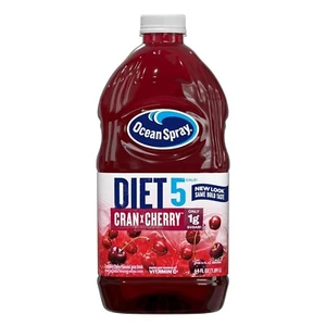 Ocean Spray Diet Cranberry Cherry Juice Drink, 64 FL Oz Bottle - Picture 1 of 7