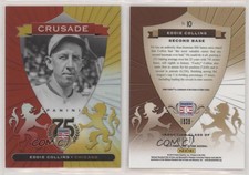 2014 Panini Hall of Fame Crusades Red /75 Eddie Collins #10 HOF