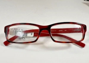 NEW Calvin Klein Red Tortoise Eyeglasses Frames 52-16-135 CK5699 505 - Picture 1 of 5