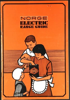 1968 Norge Electric Oven Range User Guide Kitchen Household Appliance Manual - Image 1 of 3