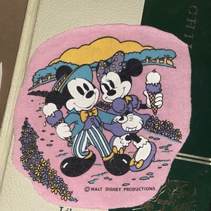 Vintage 1960 Walt Disney Productions Mickey Mouse & Minnie Mouse Cup Coaster - Picture 1 of 3