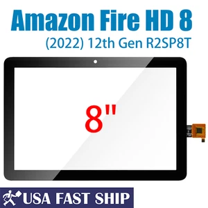 Repuesto de digitalizador de pantalla táctil para Amazon Fire HD 8 (2022) 12a generación R2SP8T - - Imagen 1 de 6