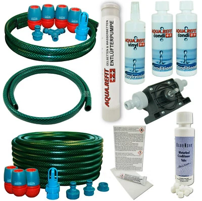 Service Set Wasserbetten Befüllset Entleerungsset Dual Mono Pflegeprodukte Pumpe - Bild 1 von 2