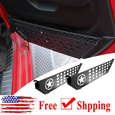 Front Door Side Insert Organizer Box Storage Pockets For Jeep Wrangler JL 2018+ Foto 1 de 4