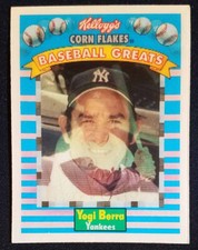 1991 Kellogg's Sportflics Corn Flakes Baseball Greats #11 Yogi Berra NR-MINT++