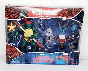 Playmates TMNT Stranger Things Upside Down Remix Lucas and Donatello New