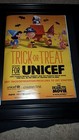 The Peanuts Movie Halloween UNICEF Original Promo Poster Ad Framed! 