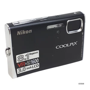 Nikon CoolPix S51 8.1MP 3x Zoom Digital Compact Camera For Parts Untested E5568 - Picture 1 of 7