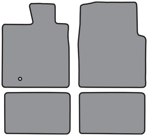2004-2008 Ford F-150 Extended Cab Cutpile Carpet Floor Mat 4pc - Image 1 of 1
