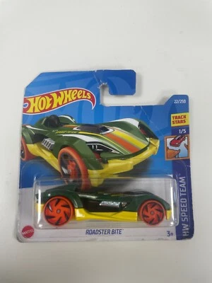 Hot Wheels Roadster Bite HW Speed Team Track Stars 1/5 22/250 2022 Collectors - Image 1 of 4