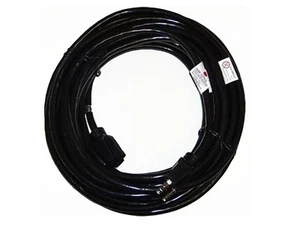 Power Cable 12ga Extension 12/3 Black Cord 50ft  - Picture 1 of 1