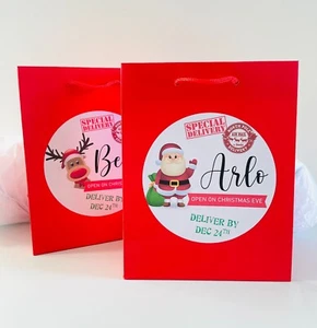 Personalised Christmas Eve Gift Bag Box | Xmas Favour | Secret Santa | Present - Picture 1 of 7