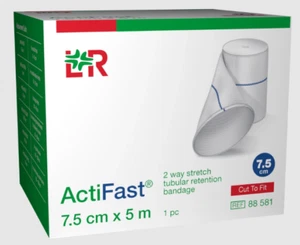 Acti-fast Tubular Bandage 7.5cm x 5m For Retention 2 Way Stretch Latex Free - Picture 1 of 4