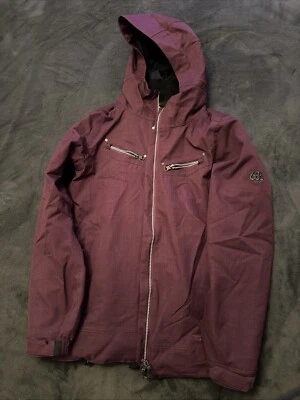 Jaqueta Parka Feminina 686 Reservada Avalon Isolada de Esqui e Neve Roxa Média - Imagem 1 de 4