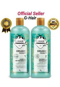 G-Hair Organic Therapy Shampoo + Treatment Anti Volume 2 x 1 Liter Professional - Bild 1 von 7