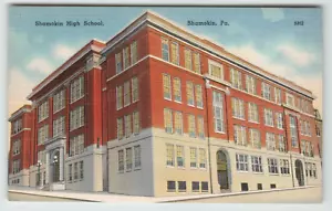 Postcard Vintage Shamokin High School in Shamokin, PA. - Picture 1 of 2