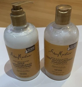 Shea Moisture Raw Shea Butter Moisture Retention Shampoo & Conditioner 13oz each - Picture 1 of 4