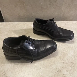 Stacy Adams Boys Black Dress Shoes Size 3M  - Picture 1 of 11