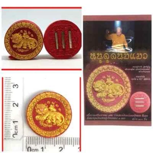 Amuleto de dibujo de leche para gato LP Kruba Kham Peng amor y prosperidad encanto talismán tailandés - Imagen 1 de 4