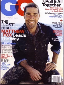 GQ Gentlemen's Quarterly Matthew Fox Lost March 2006 Like New - Picture 1 of 1