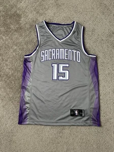 Men's Jersey Fanatics 2022 NBA Sacramento Kings #15 Davion Mitchell Gray, Size S - Picture 1 of 9
