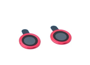 Camera Protective Lens Cover Made of Glass Metal for IPHONE 11 IN Red - Zdjęcie 1 z 5