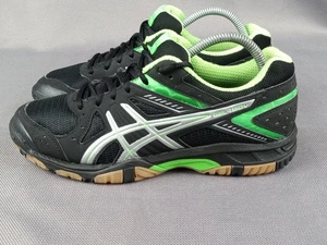 Asics Gel 1150V Women Shoe Size 8.5 Volleyball Pickleball Court B457Y Blk Green - Picture 1 of 20