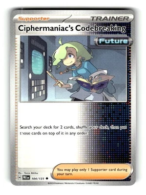 Pokemon Prismatic Evolutions 104/131 Ciphermaniac's Codebreaking - Image 1 of 4