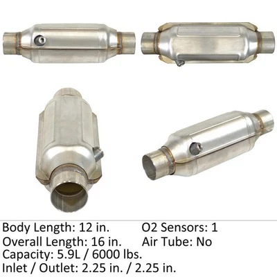 Catalytic Converter for 2000-2001 Ford E-350 Econoline Club Wagon 5.4L V8 CNG SO - Image 1 of 4