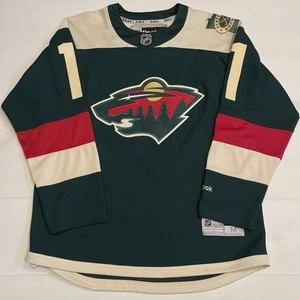 Reebok Zach Parise Minnesota Wild 2016 NHL Stadium Series Hockey Jersey Green M - Picture 1 of 10