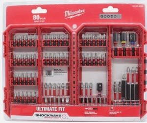 Milwaukee 80-teiliges Shockwave Schlagschrauber-Bit-Set 48-32-4094 NEU - Bild 1 von 2
