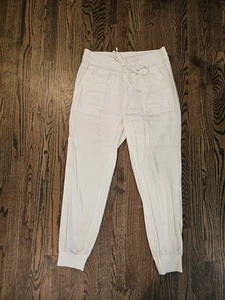 Kut From The Kloth Women's Ivory Jogger Pants Size Medium - Picture 1 of 4