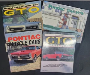 4 different PONTIAC Car Book Lot 1946-1978, GTO Buyer Guide, History, & Muscle - Picture 1 of 24
