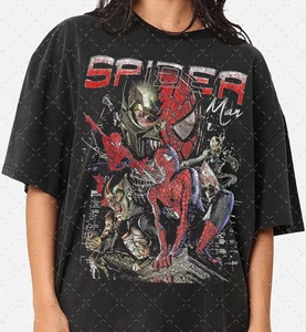 Limitiertes Spiderman Tobey Maguire 90er Grafik T-Shirt, Filme Geschenk für Frau und Mann - Bild 1 von 5