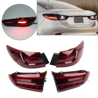 LED Dynamic Tail Light Rear Brake Stop Lamp For Mazda 6 2014-2019 - Image 1 of 4