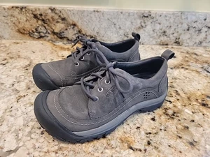 Keen Shoes Women's 7 Kaci II Brown Leather Walking Casual Outdoor Oxford EU37.5 - Picture 1 of 8