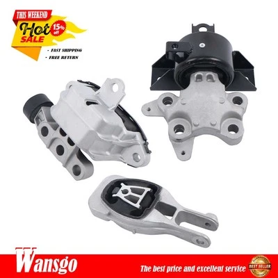 For Chevrolet Trax 2017-2018 1.8L New Engine Mounts & Automatic Trans. Mount ×3 - Image 1 of 4