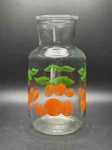 Jarra jarra de vidrio de jugo naranja vintage Anchor Hocking 9,25" EE. UU. ≈72 fl oz - Imagen 1 de 11