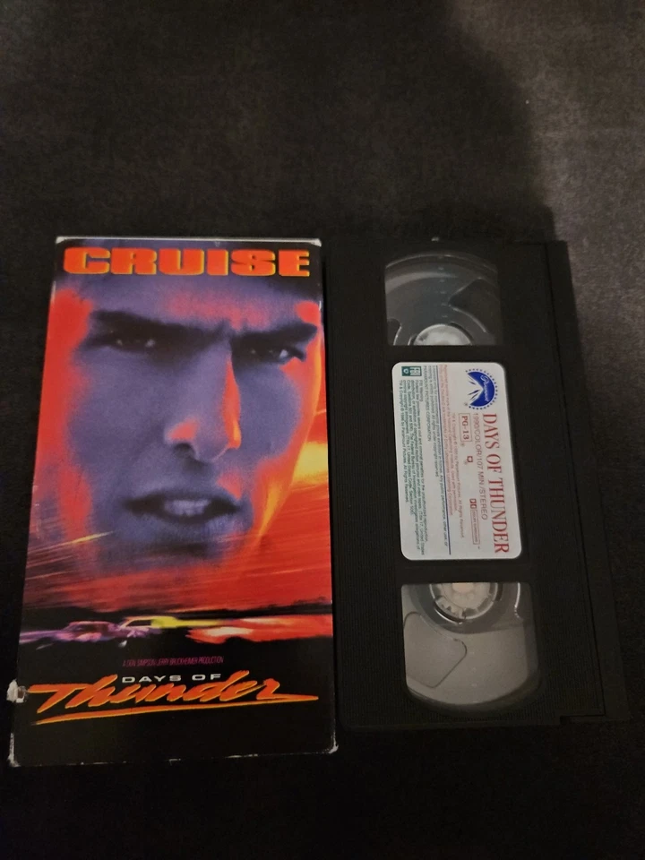  Days Of Thunder 1990 VHS Tom Cruise  - Image 1 of 1