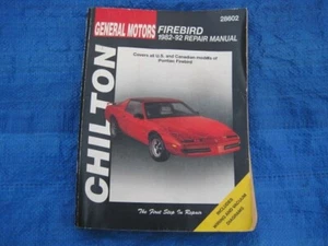 1982-1992 Firebird repair manual Chilton - Bild 1 von 5
